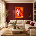 La Que Sabe | Premium Leinwand XL – 60 × 75 cm