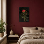 Rosenandacht | Premium Leinwand – 40 × 60 cm