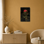 Rosenandacht | Premium Leinwand – 40 × 60 cm