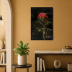 Rosenandacht | Premium Leinwand XL – 60 × 90 cm