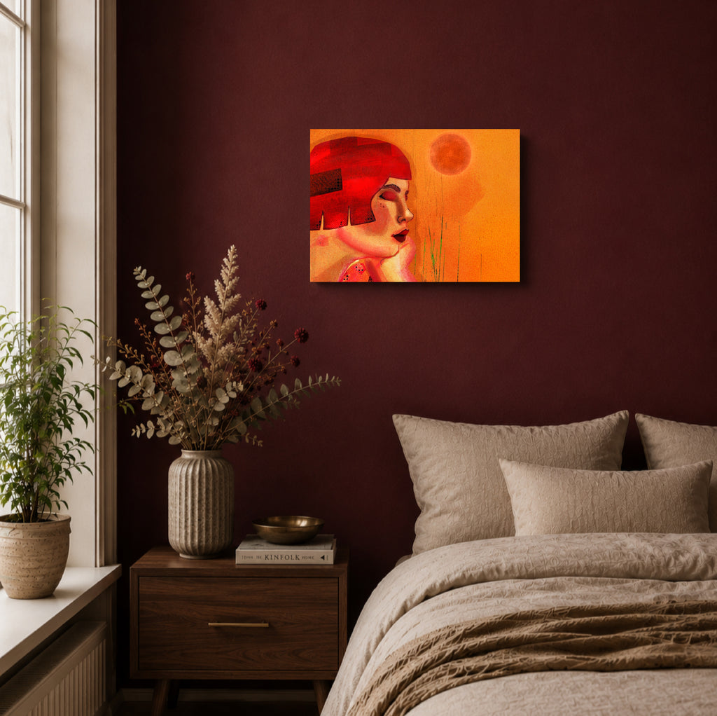 Frühling | Premium Leinwand – 40 × 50 cm