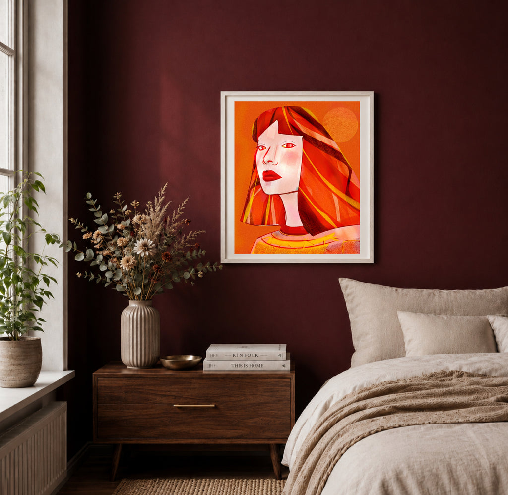 La Que Sabe | Gerahmter Fine Art Print