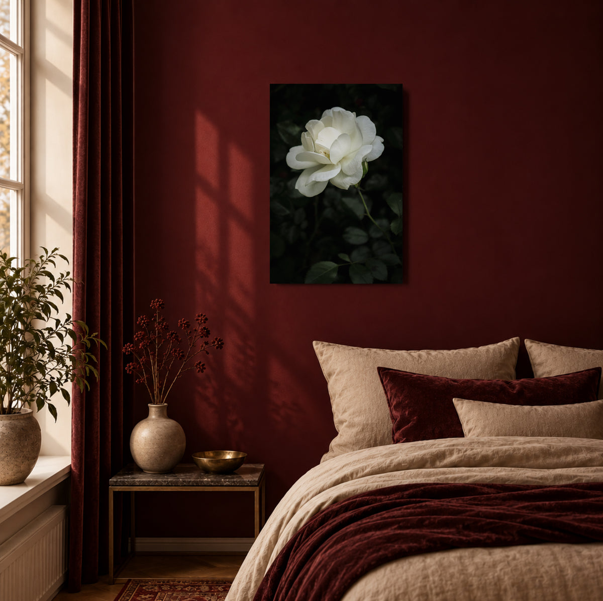 II - Stille | Premium Leinwand – 40 × 60 cm