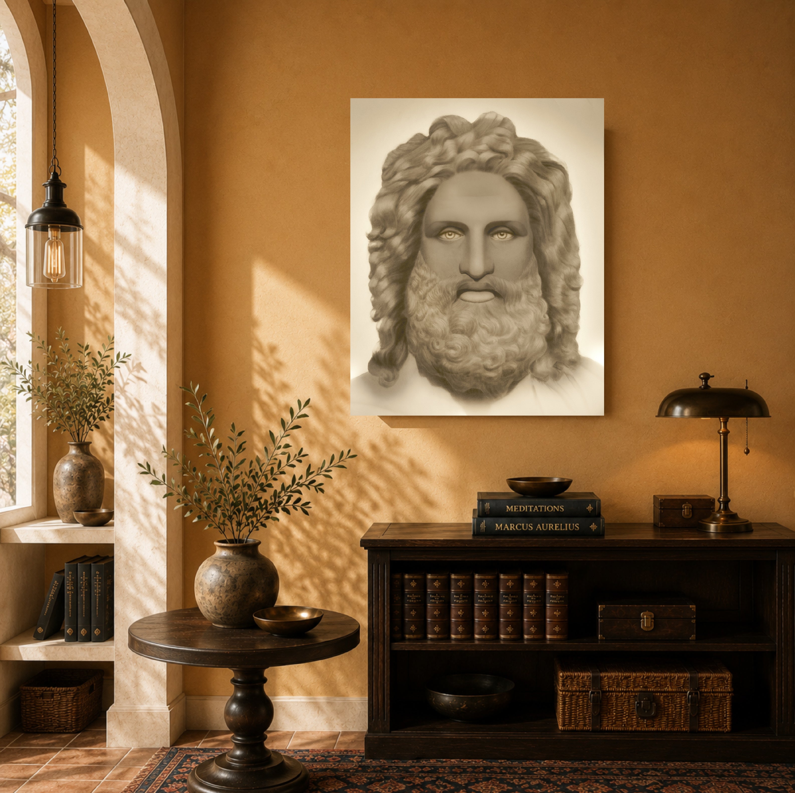 Zeus | Premium Leinwand XL – 60 × 75 cm