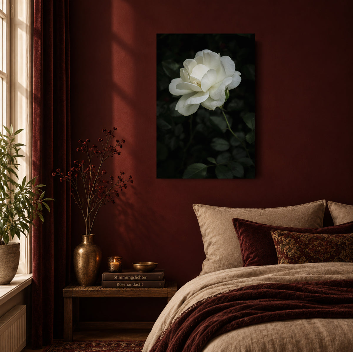 II - Stille | Premium Leinwand XL – 60 × 90 cm