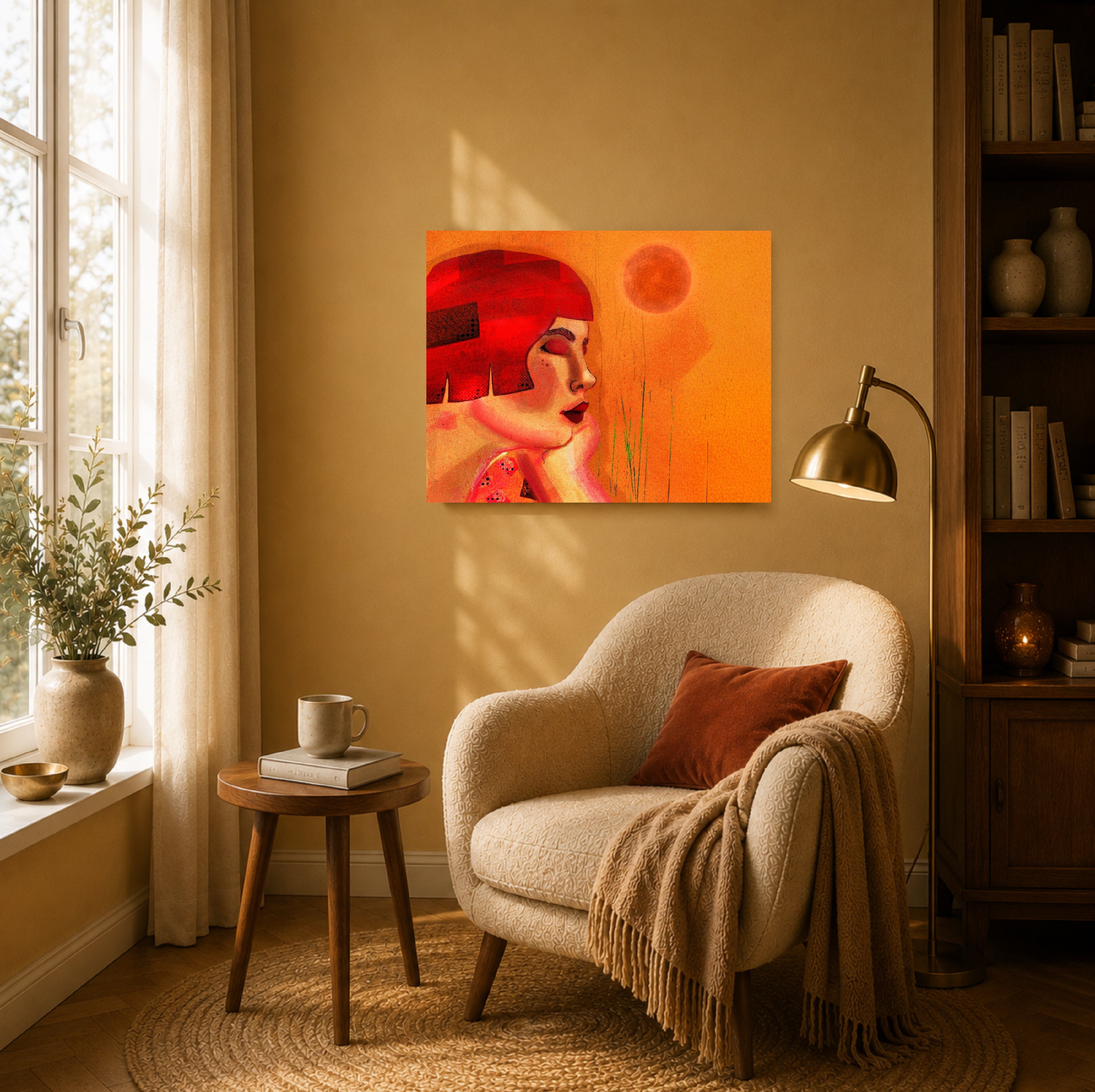 Frühling | Premium Leinwand – 40 × 50 cm
