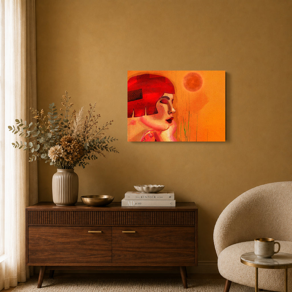 Frühling | Premium Leinwand – 40 × 50 cm