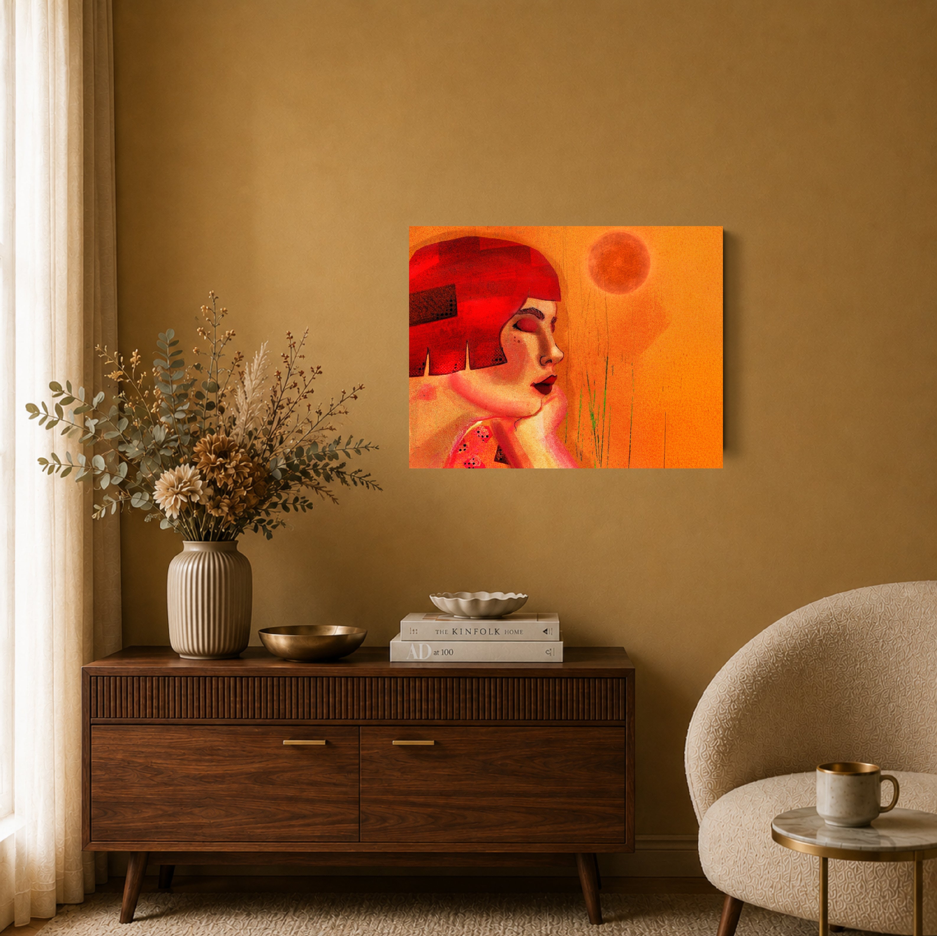 Frühling | Premium Leinwand – 40 × 50 cm