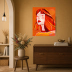 La Que Sabe | Premium Leinwand XL – 60 × 75 cm