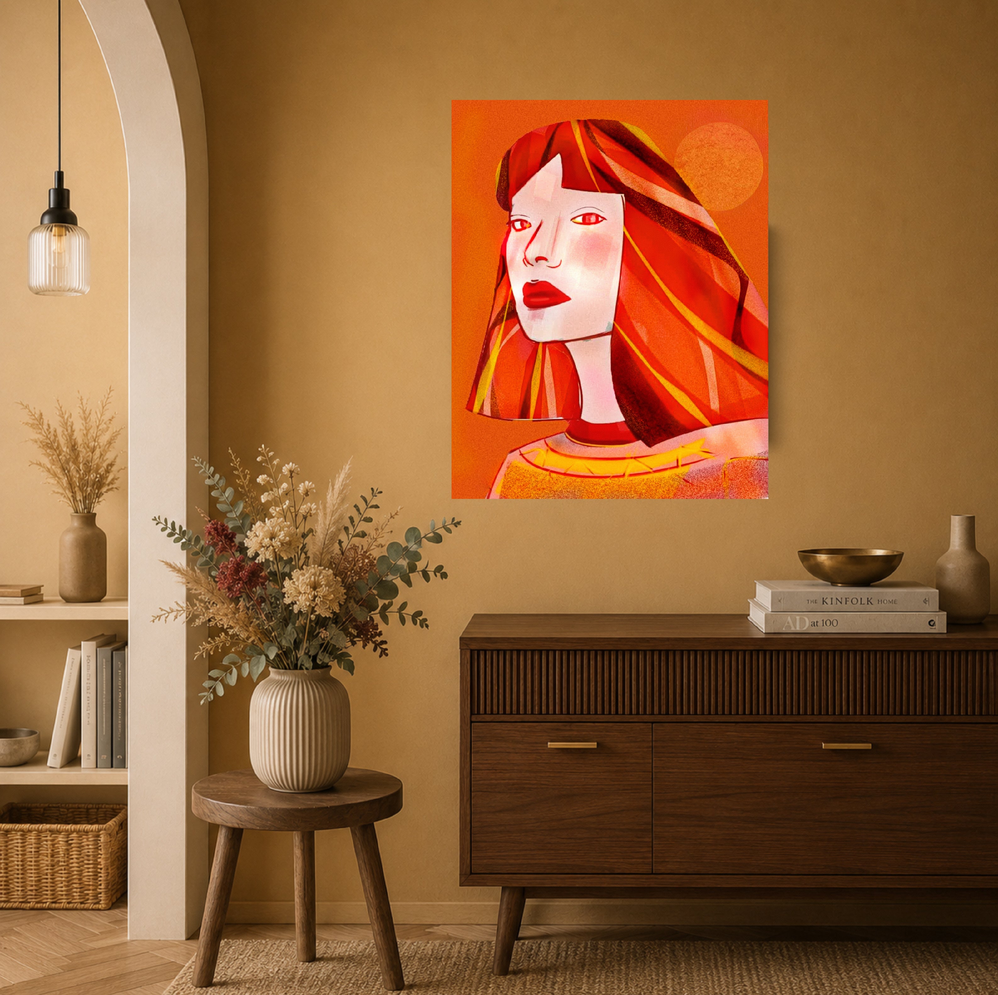 La Que Sabe | Premium Leinwand XL – 60 × 75 cm