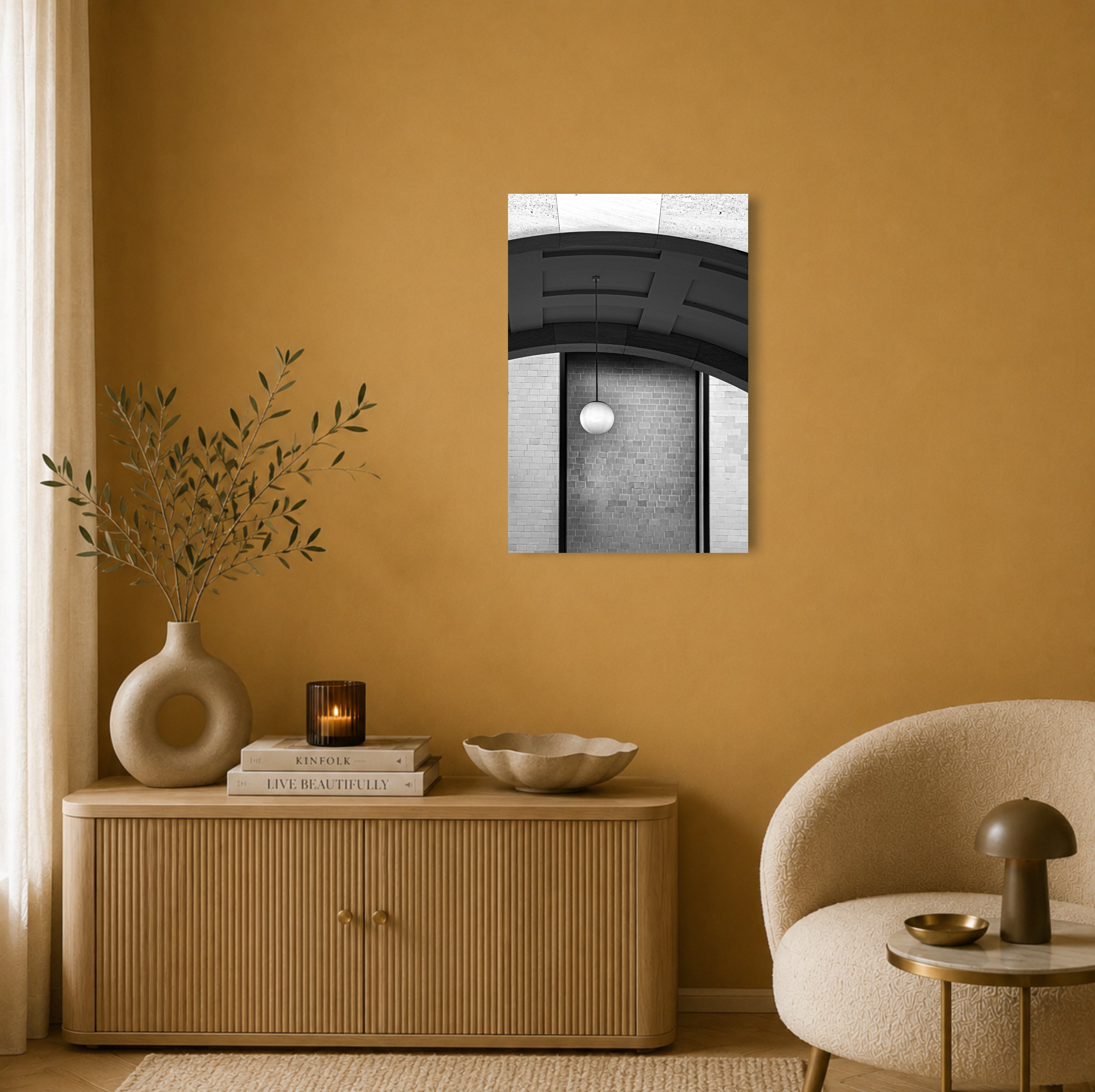 Lichtpunkt | Premium Leinwand
